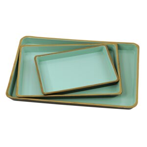 Tablett Set Türkis
